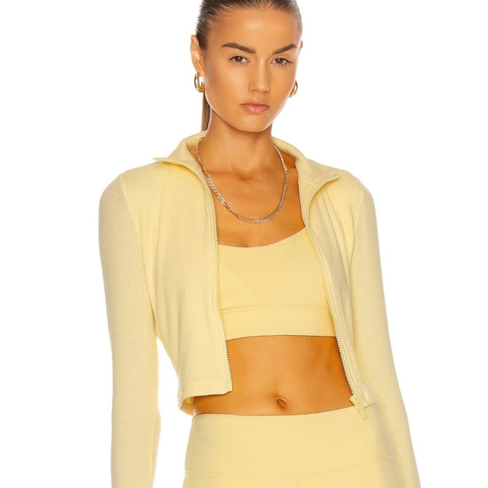 Alala || Rise To Zip Jacket || Buttercup || S || NWT ||